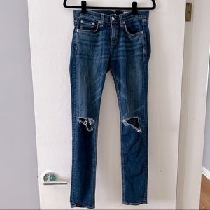 Rag and bone distressed jeans